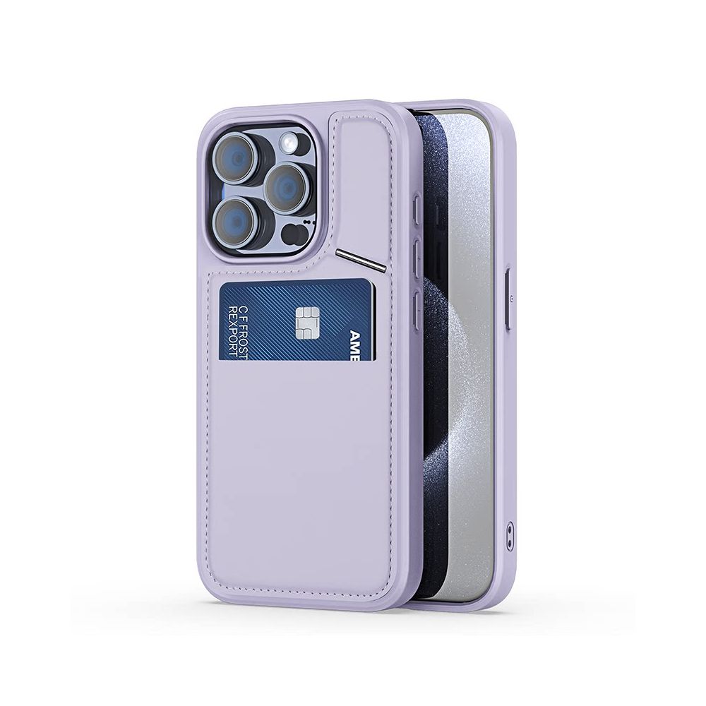 DUXDUCIS is suitable for Apple iPhone 16 15 Pro Max phone case 14 13 plus leather pattern protective cover holder card bag multifunctional Magsafe magnetic suction charging oil resistant and fingerprint resistant