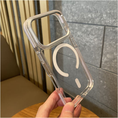 New feature anti collision strip border suitable for Apple 17promax magnetic phone case iPhone 17pro Star Universe Orange 17 anti drop protective case 16promax transparent 15pro high end feel 14pm