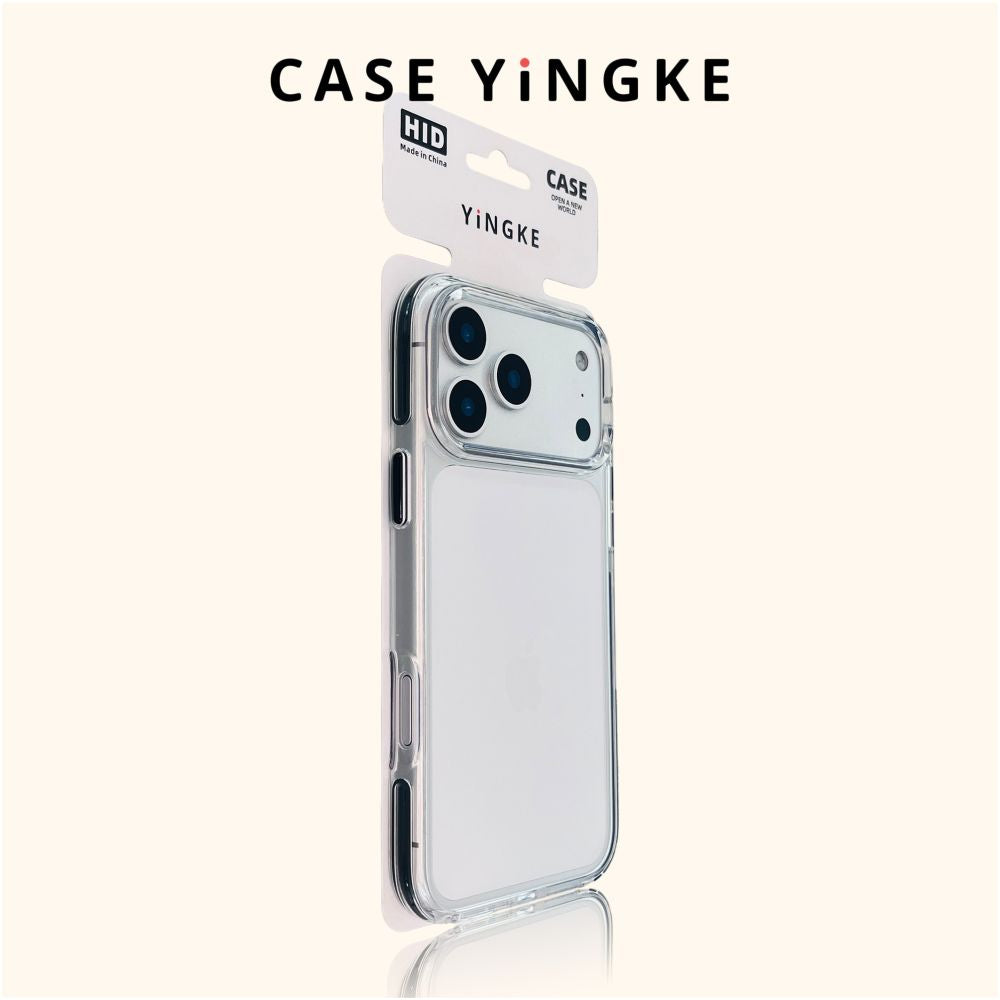 Suitable for Apple 17 Promax new phone case Starry Orange contrasting soft edge iPhone 16 Pro transparent anti drop air minimalist 15 couple 14 men s and women s protective case 13 premium 12