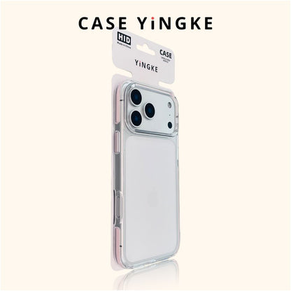 Suitable for Apple 17 Promax new phone case Starry Orange contrasting soft edge iPhone 16 Pro transparent anti drop air minimalist 15 couple 14 men s and women s protective case 13 premium 12