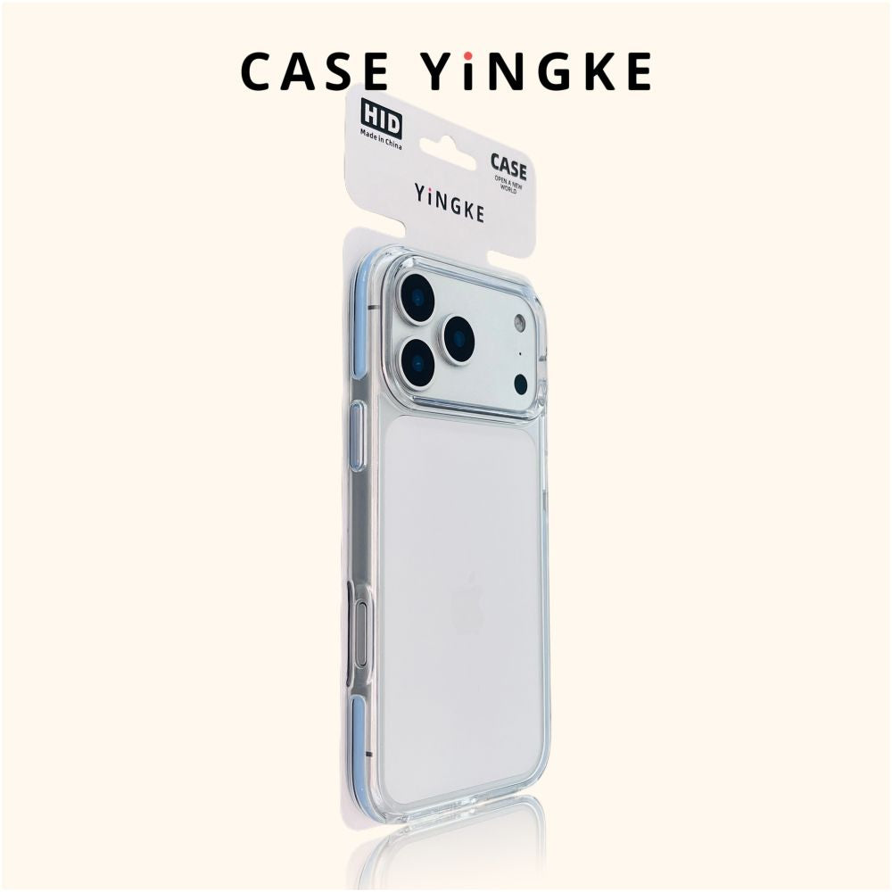 Suitable for Apple 17 Promax new phone case Starry Orange contrasting soft edge iPhone 16 Pro transparent anti drop air minimalist 15 couple 14 men s and women s protective case 13 premium 12
