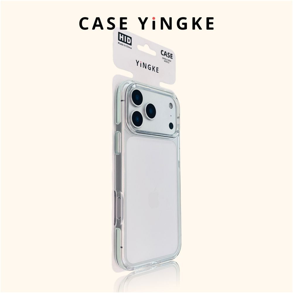 Suitable for Apple 17 Promax new phone case Starry Orange contrasting soft edge iPhone 16 Pro transparent anti drop air minimalist 15 couple 14 men s and women s protective case 13 premium 12