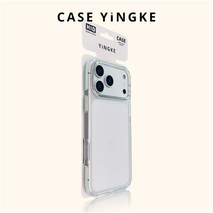 Suitable for Apple 17 Promax new phone case Starry Orange contrasting soft edge iPhone 16 Pro transparent anti drop air minimalist 15 couple 14 men s and women s protective case 13 premium 12