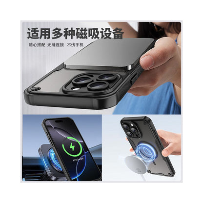 Suitable for iPhone 16 Pro phone protective case brand new 14 skin feel 17air Apple 16 Promax phone protective case 16e anti drop 15pro magnetic 17 Promax protective case iPhone 13 premium Plus image 4