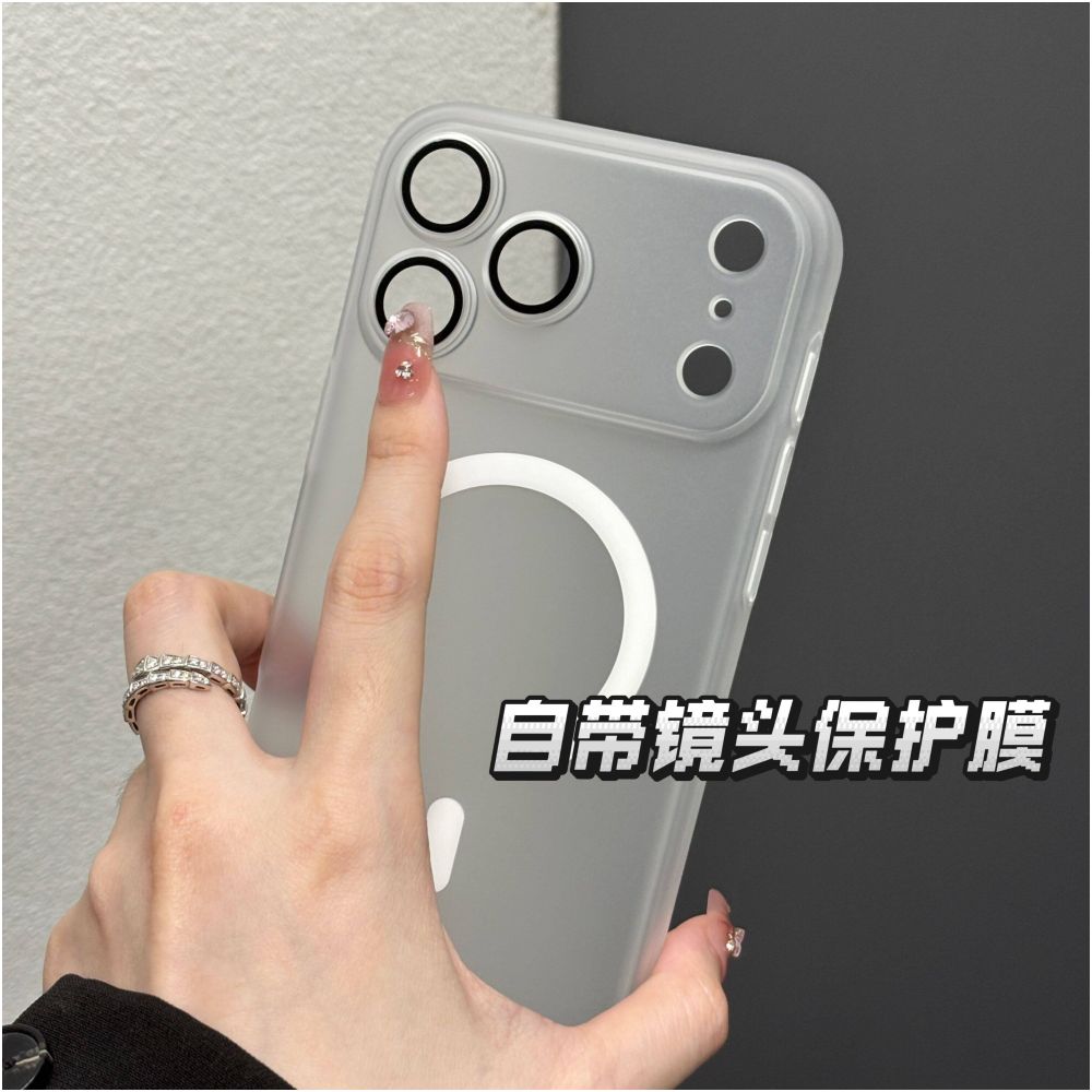 Ice Mist Matte Suitable for Apple 16 Phone Case iPhone 17 Promax New 15 Matte 13 Lens Full Pack 14 Anti Drop Premium Case Transparent Protective Cover for Men and Women image 4