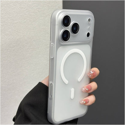 Ice Mist Matte Suitable for Apple 16 Phone Case iPhone 17 Promax New 15 Matte 13 Lens Full Pack 14 Anti Drop Premium Case Transparent Protective Cover for Men and Women image 0
