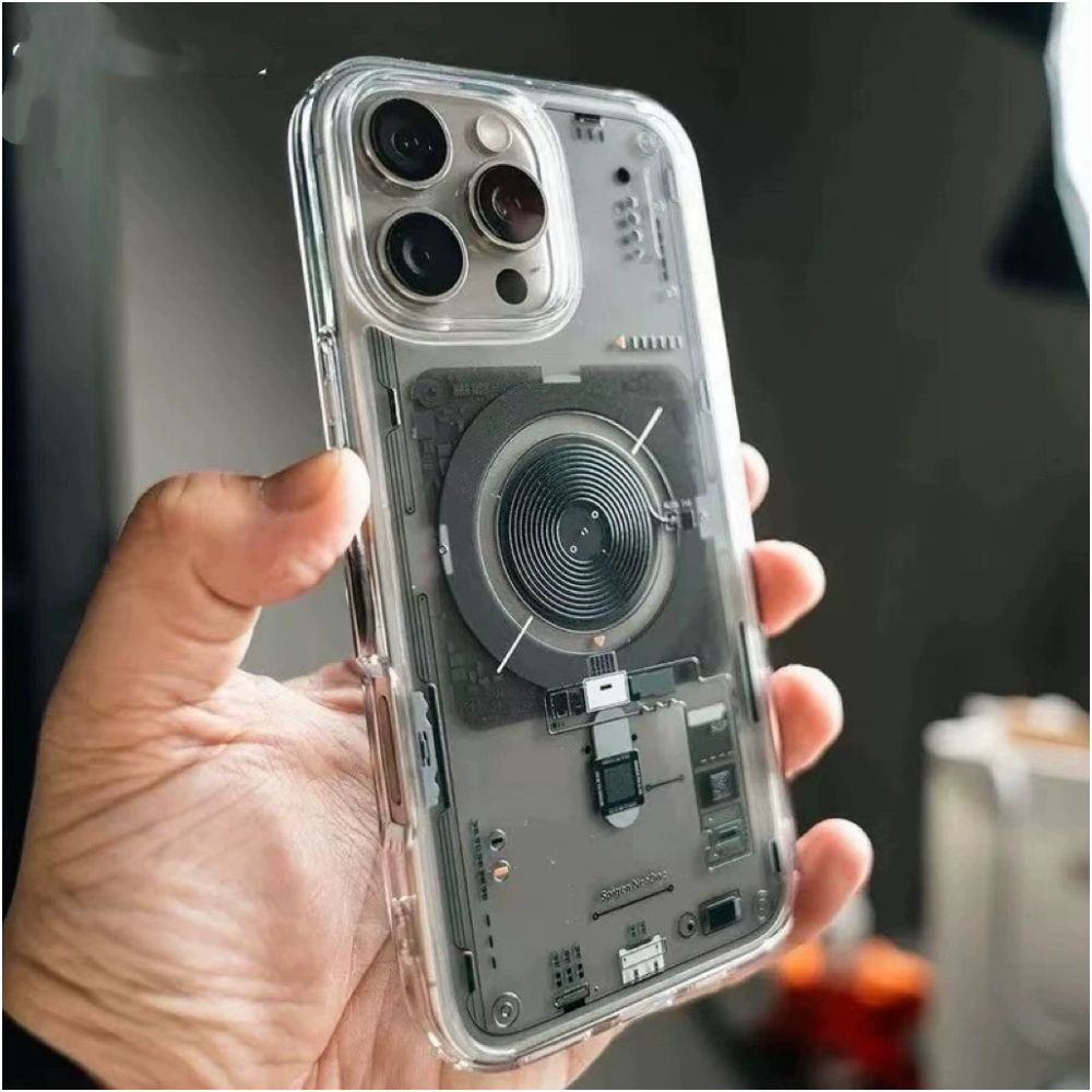 Spigen 3D Stereoscopic Special Circuit Diagram Suitable for Apple iPhone 17 16 15 14 13 12 Pro Max Phone Case MagSafe Magnetic Protective Cover Silicone Anti Drop Case 16 image 3