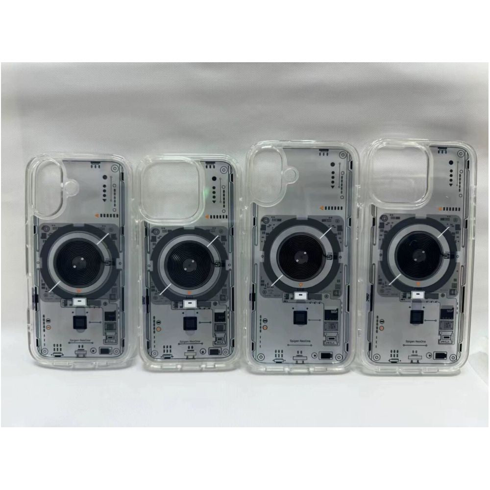 Spigen 3D Stereoscopic Special Circuit Diagram Suitable for Apple iPhone 17 16 15 14 13 12 Pro Max Phone Case MagSafe Magnetic Protective Cover Silicone Anti Drop Case 16 image 4