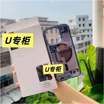 Spigen 3D Stereoscopic Special Circuit Diagram Suitable for Apple iPhone 17 16 15 14 13 12 Pro Max Phone Case MagSafe Magnetic Protective Cover Silicone Anti Drop Case 16