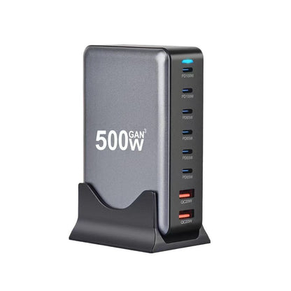 Gallium Nitride 320W Multi Port Fast Charging Device Supports Multi country Jack Intelligent Power Distribution USB C Synchronous Fast Charging