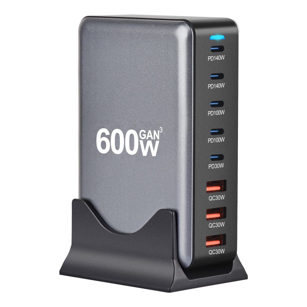 Gallium Nitride 320W Multi Port Fast Charging Device Supports Multi country Jack Intelligent Power Distribution USB C Synchronous Fast Charging