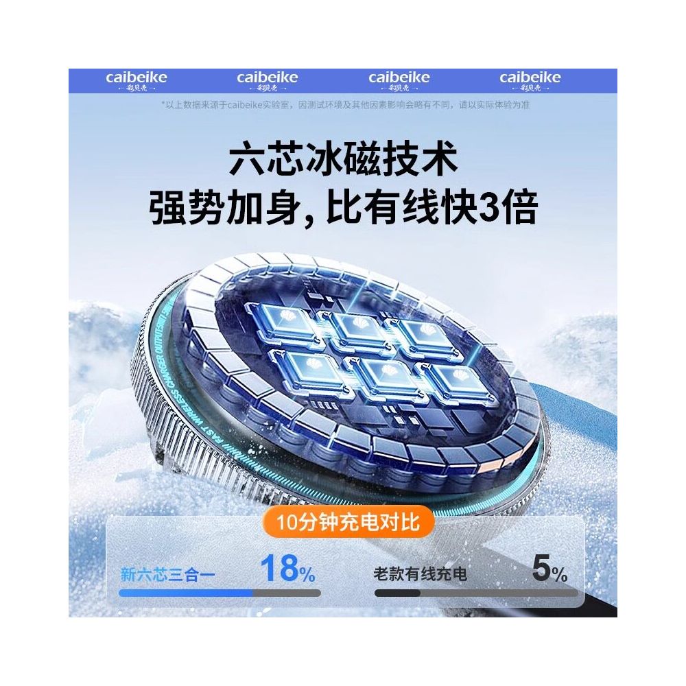 Qi2 three in one wireless charger magsafe magnetic suction suitable for Apple 15 ProMax mobile phone iPhone14 watch Apple Watch base iwatchs9 fast charging magesafe cooling image 3