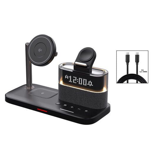 Wireless charger qi2 fast charging stand suitable for iPhone 16 Promax Apple 15 Apple Watch watch headphones 14 multi functional MagSafe magnetic three in one stand base