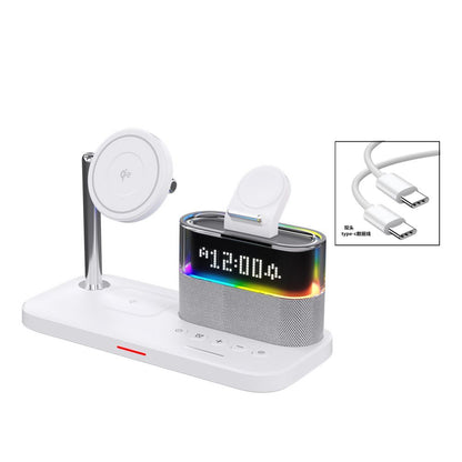 Wireless charger qi2 fast charging stand suitable for iPhone 16 Promax Apple 15 Apple Watch watch headphones 14 multi functional MagSafe magnetic three in one stand base