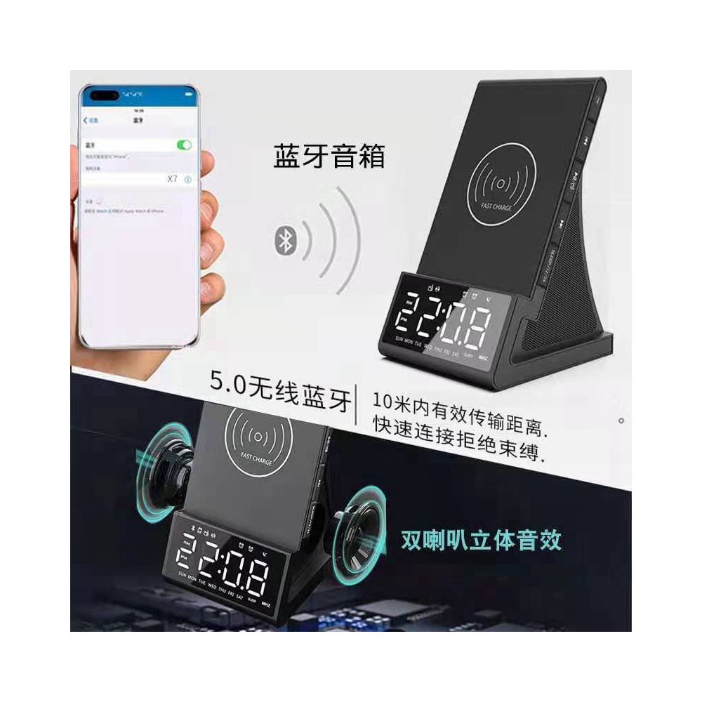 Mobile Wireless Charger Universal Huawei 30pro Apple Xiaomi Bluetooth Speaker iPhone Flash Charge 40W Desktop Stand Samsung iPhone 14 11 12 13 mate60pro P40 image 3