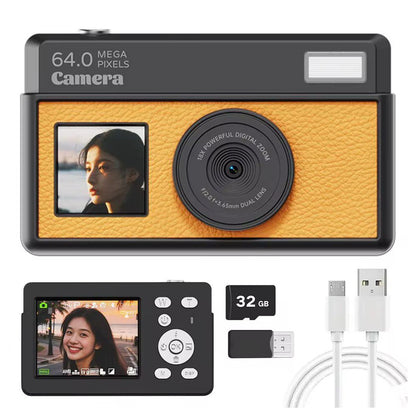 Compact Digital Camera Photographic Cameras 2 8 Dual Screen image 3