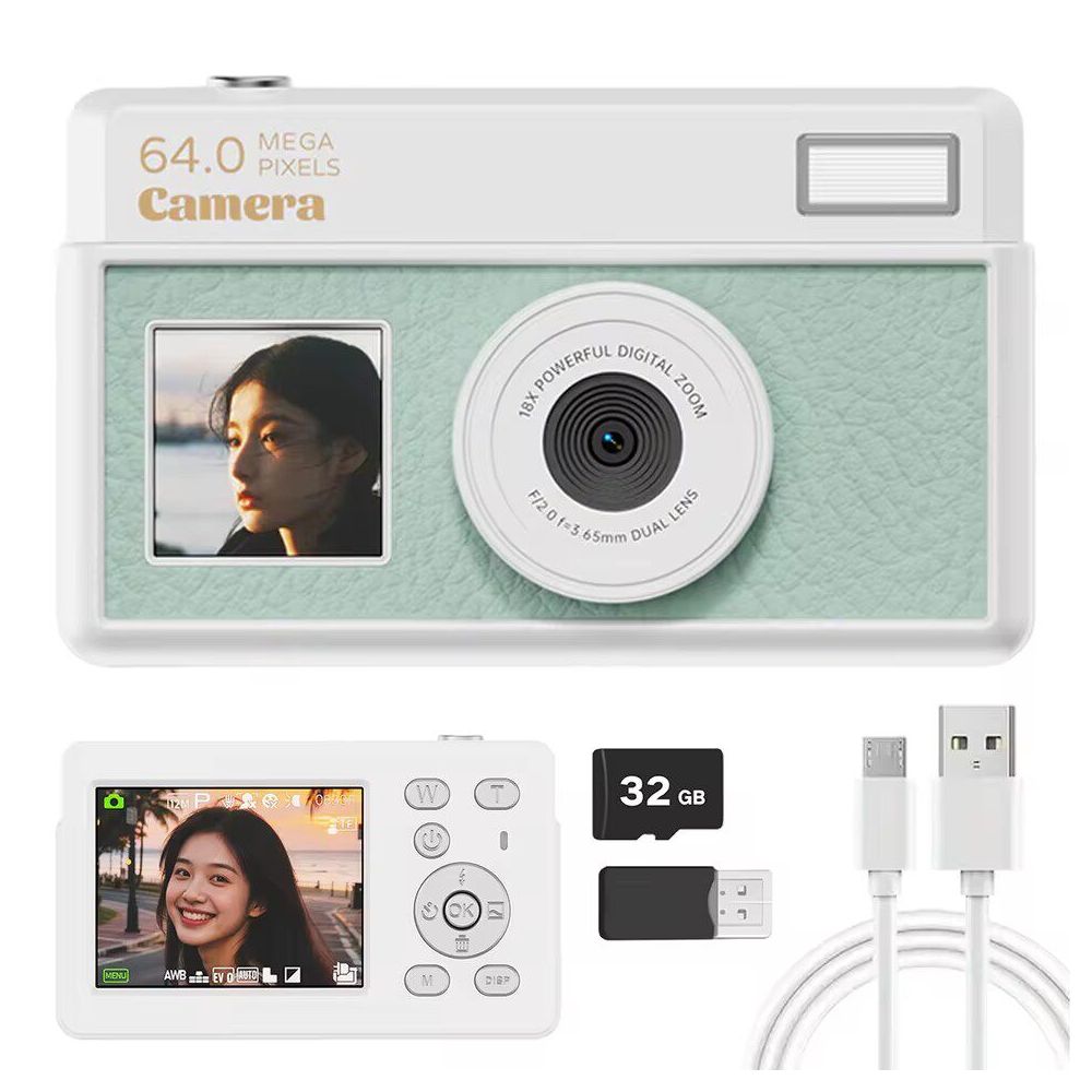 Compact Digital Camera Photographic Cameras 2 8 Dual Screen image 4