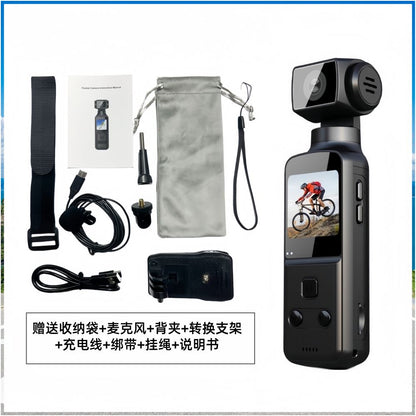 Sony 4K Anti Shake Sports Camera Portable Outdoor Sports Camera HD Anti Shake Handheld Camera Pocket Sports Camera Cycling Camera