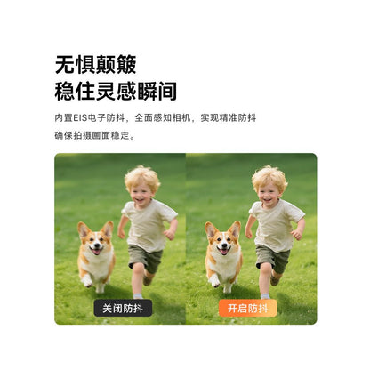 Thumb motion camera 4K high definition dual screen portable camera with chest fixed cycling and tourism vlog camera image 3