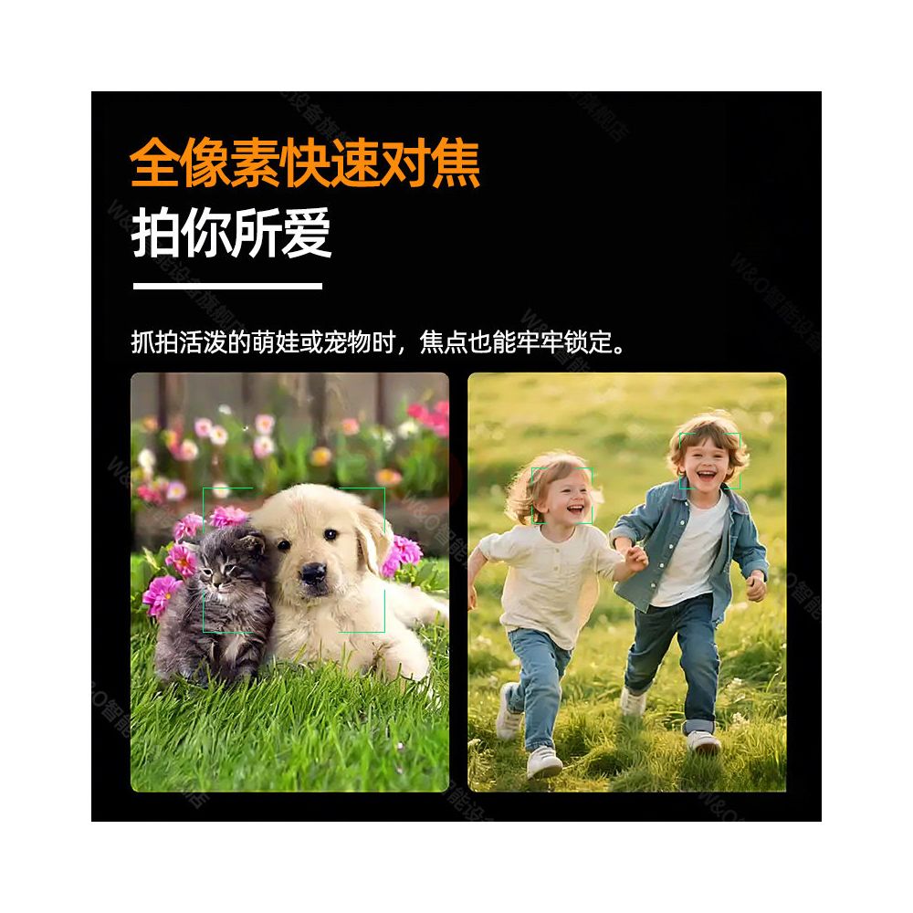Wu0026O Pocket Handheld Camera 4K Ultra HD Video Recorder Outdoor Cycling Sports Anti Shake vlog Portable Recorder image 3