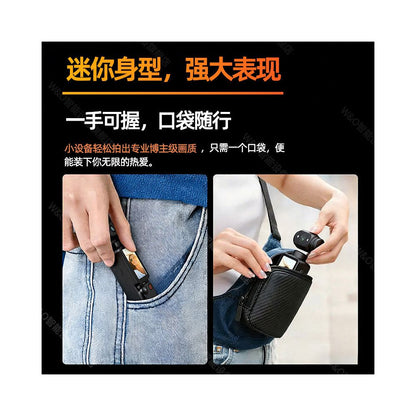 Wu0026O Pocket Handheld Camera 4K Ultra HD Video Recorder Outdoor Cycling Sports Anti Shake vlog Portable Recorder image 5