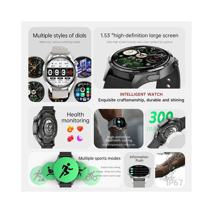 For HUAWEI GT5 Pro GPS NFC Smart Watch Men 360 360 AMOLED Sc image 2