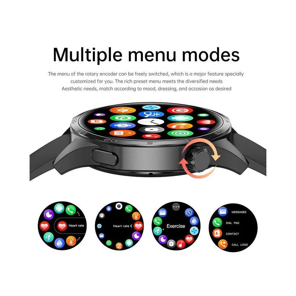 For HUAWEI GT5 Pro GPS NFC Smart Watch Men 360 360 AMOLED Sc image 3