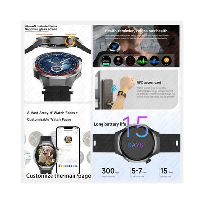 2024 New Watch GT5 Pro Sports Smart Watch Men NFC GPS Trackr image 2