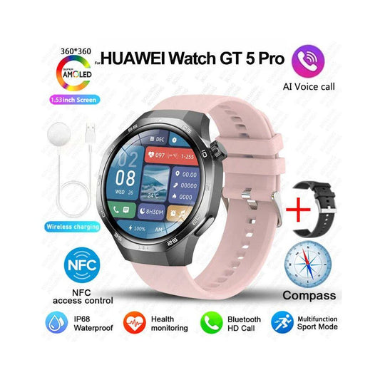 2024 New Watch GT5 Pro Sports Smart Watch Men NFC GPS Trackr