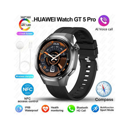 2024 New Watch GT5 Pro Sports Smart Watch Men NFC GPS Trackr