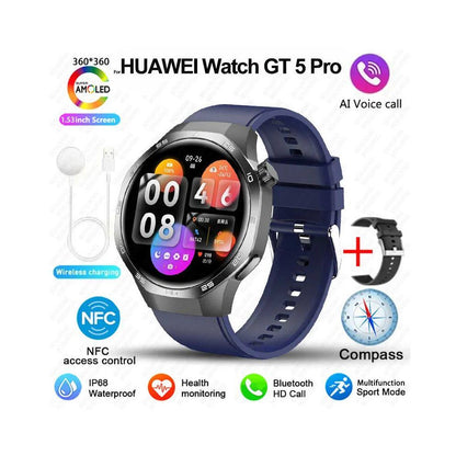 2024 New Watch GT5 Pro Sports Smart Watch Men NFC GPS Trackr