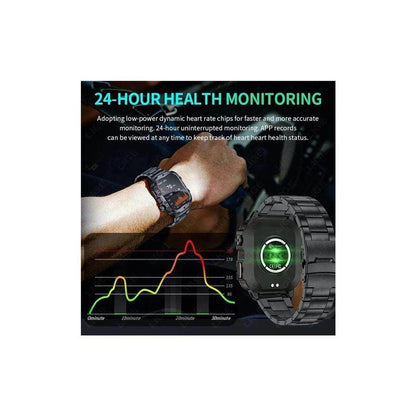 2024 Rugged Military Smart Watch Men Outdoor Watches lP68 Wa image 5