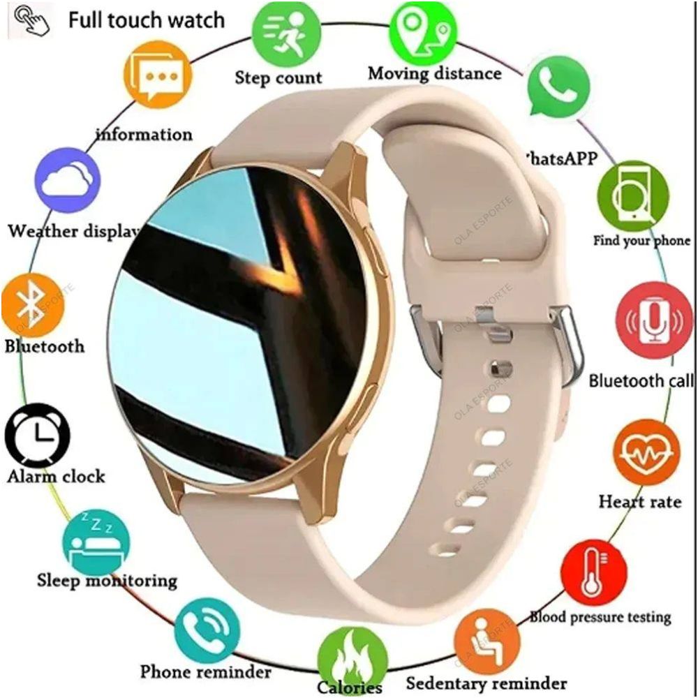 New Women Bluetooth Call Smart Watch HeartRate Blood Pressur image 1