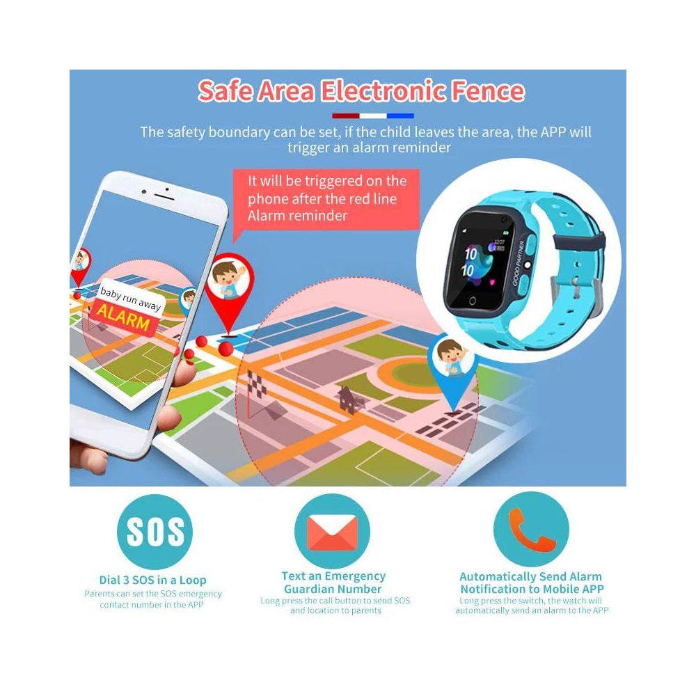Z50 Kids Watches Call Kids Smart Watch For Children SOS Wate image 3