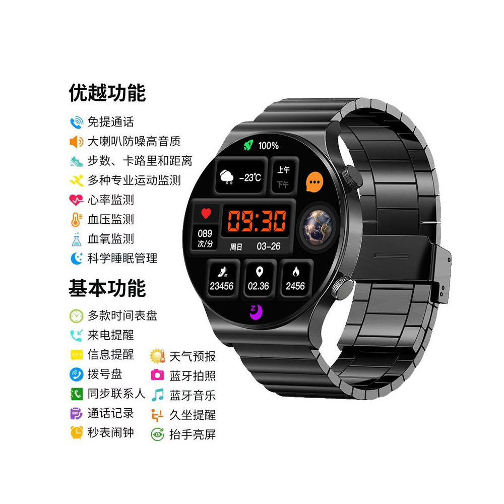 Maiweisi Smart Sports Watch Blood Oxygen and Heart Rate Monitoring Bluetooth Call Multi functional Bracelet OLED High definition Screen Watch image 3