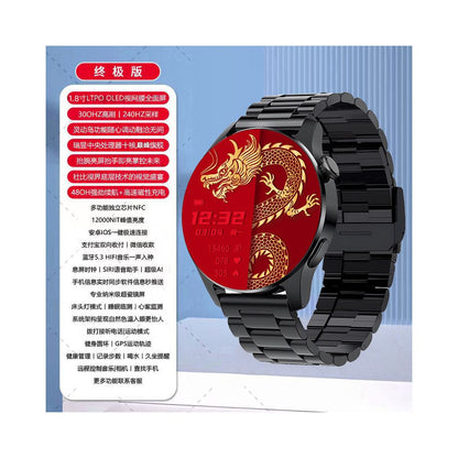 Maiweisi Smart Sports Watch Blood Oxygen and Heart Rate Monitoring Bluetooth Call Multi functional Bracelet OLED High definition Screen Watch
