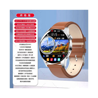 Maiweisi Smart Sports Watch Blood Oxygen and Heart Rate Monitoring Bluetooth Call Multi functional Bracelet OLED High definition Screen Watch