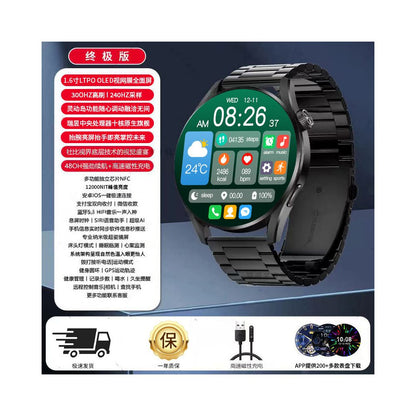 Maiweisi Smart Sports Watch Blood Oxygen and Heart Rate Monitoring Bluetooth Call Multi functional Bracelet OLED High definition Screen Watch