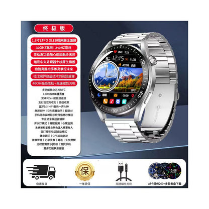 Maiweisi Smart Sports Watch Blood Oxygen and Heart Rate Monitoring Bluetooth Call Multi functional Bracelet OLED High definition Screen Watch