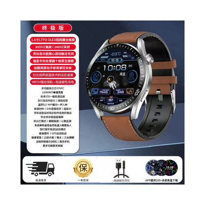 Maiweisi Smart Sports Watch Blood Oxygen and Heart Rate Monitoring Bluetooth Call Multi functional Bracelet OLED High definition Screen Watch