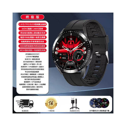Maiweisi Smart Sports Watch Blood Oxygen and Heart Rate Monitoring Bluetooth Call Multi functional Bracelet OLED High definition Screen Watch