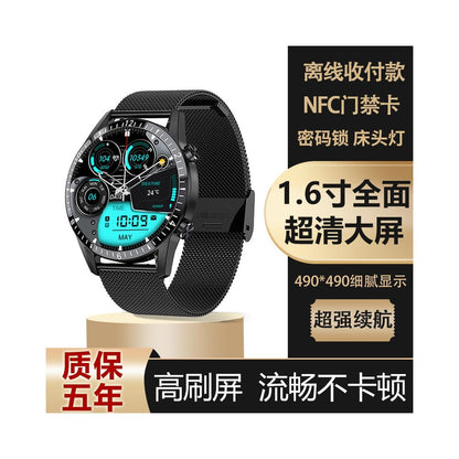 Maiweisi Smart Sports Watch Blood Oxygen and Heart Rate Monitoring Bluetooth Call Multi functional Bracelet OLED High definition Screen Watch