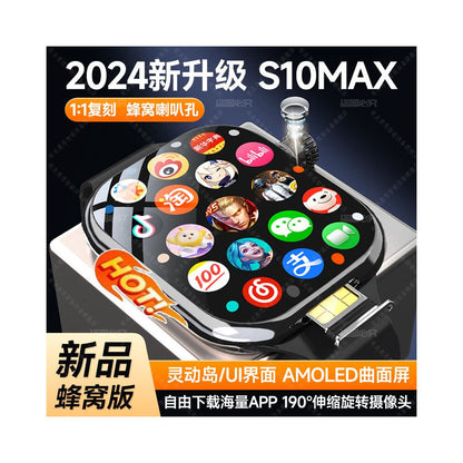 2026 New Huaqiangbei S10watch Smart Watch with Card Insertion S9max Multi functional WiFi Full Screen image 5
