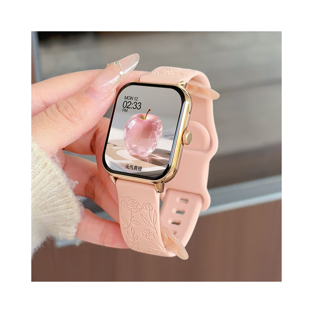2026 new women s smart watch multi function bluetooth call is applicable to Android ios mobile phones showing Baijiu red health monitoring heart rate and blood pressure multi sport stopwatch payment bracelet