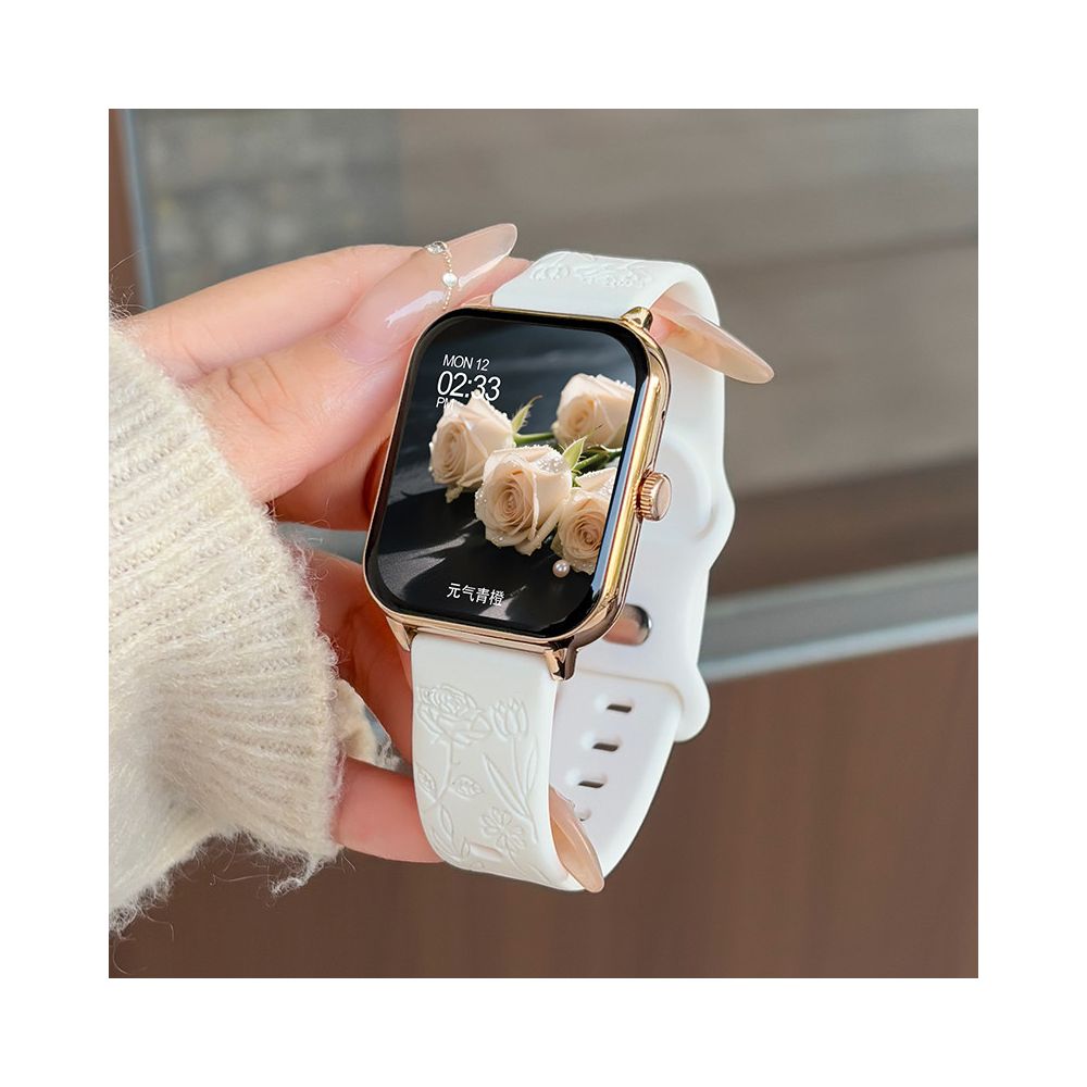 2026 new women s smart watch multi function bluetooth call is applicable to Android ios mobile phones showing Baijiu red health monitoring heart rate and blood pressure multi sport stopwatch payment bracelet