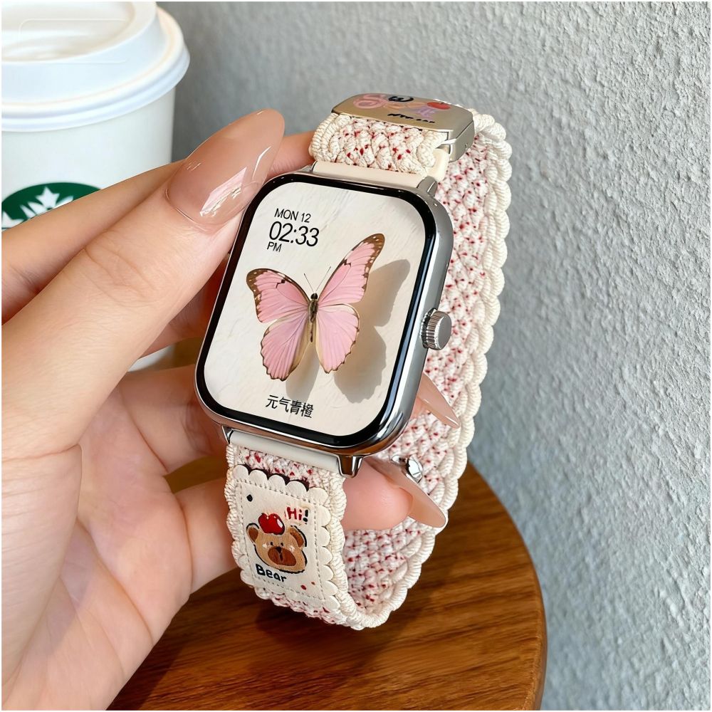 2026 new women s smart watch multi function bluetooth call is applicable to Android ios mobile phones showing Baijiu red health monitoring heart rate and blood pressure multi sport stopwatch payment bracelet