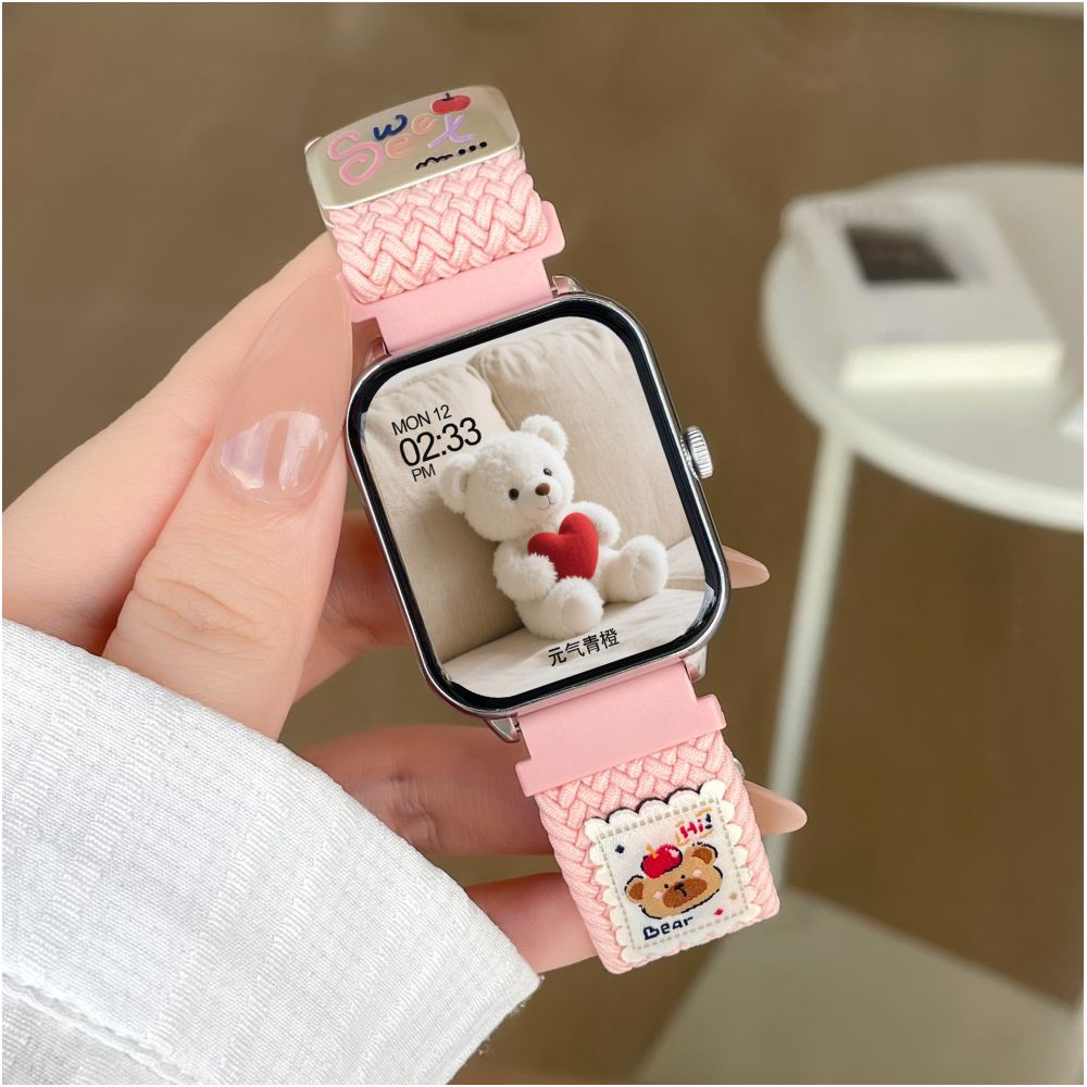 2026 new women s smart watch multi function bluetooth call is applicable to Android ios mobile phones showing Baijiu red health monitoring heart rate and blood pressure multi sport stopwatch payment bracelet