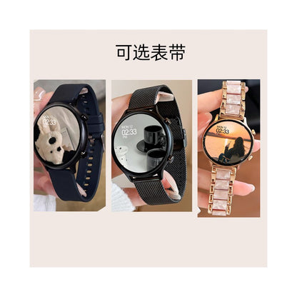 New smart watch with Bluetooth high definition calling multifunctional sleep heart rate health monitoring GPS positioning suitable for middle and high school students women s sports wristband watch electronic phone watch adult