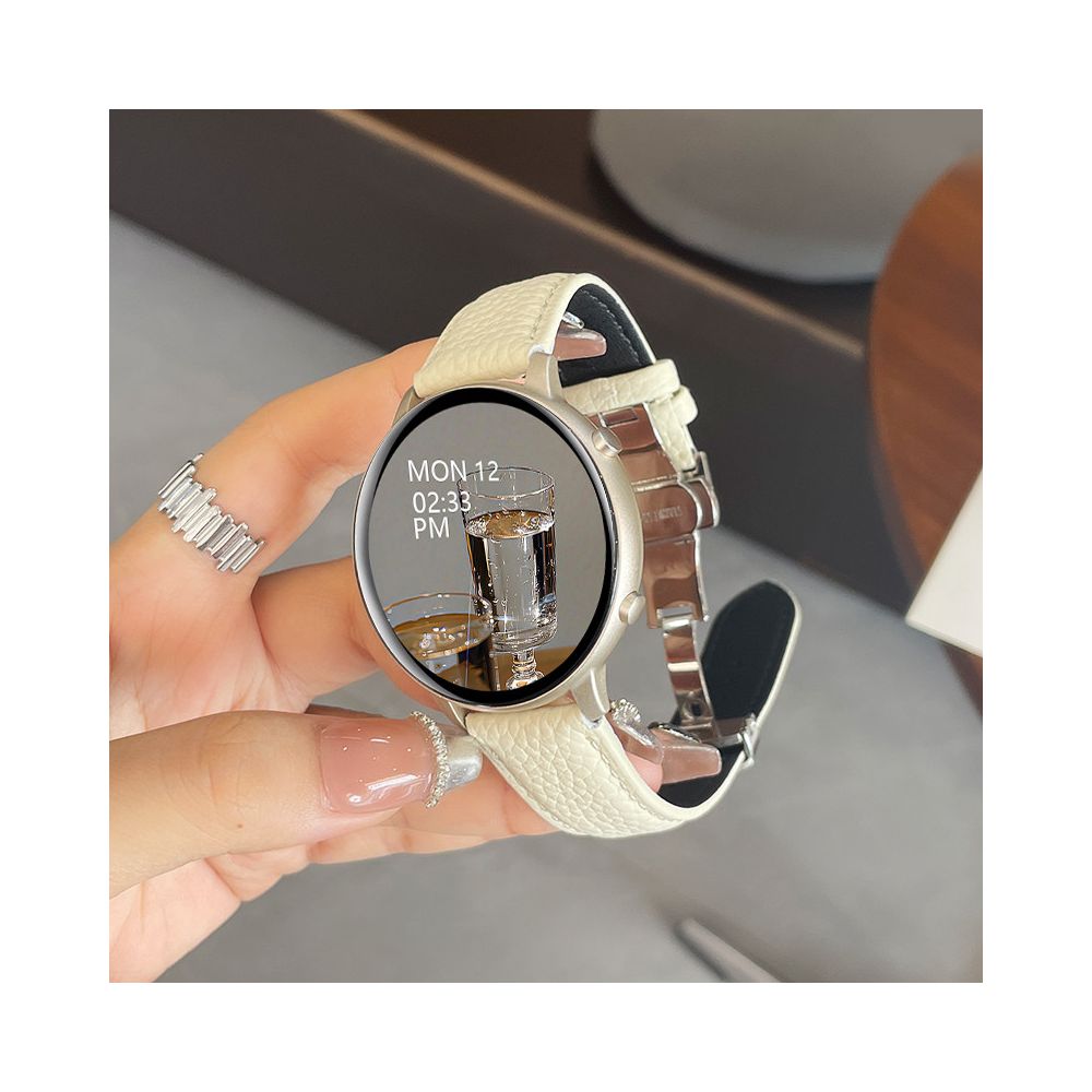 Smart Watch Women s Offline Payment Litchi Pattern Leather Sports AI Voice Assistant Bracelet 2026 New Bluetooth Phone Multi functional Round New Female Suitable for Smartphone Gifts image 1
