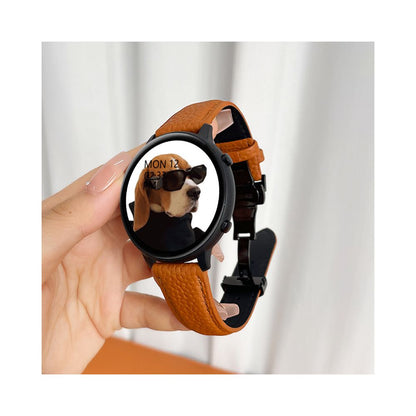 Smart Watch Women s Offline Payment Litchi Pattern Leather Sports AI Voice Assistant Bracelet 2026 New Bluetooth Phone Multi functional Round New Female Suitable for Smartphone Gifts image 4